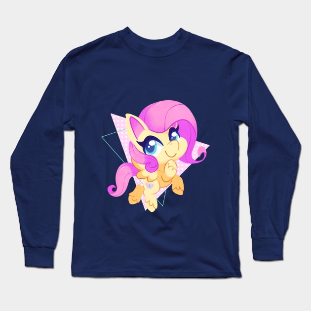 Pony Life - Flutter Long Sleeve T-Shirt by sharmie